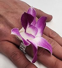 Bling Ring Corsage - Choose Color